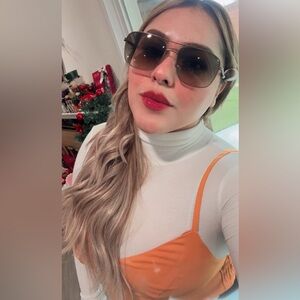 ONE DAY SALE✨

Ermenegildo Zegna Gold and Brown Aviator Sunglasses